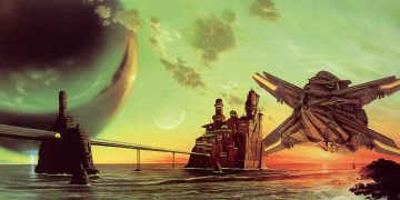 Excession cover art for Iain M. Banks Culture novel