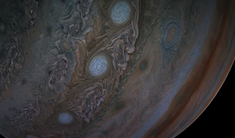 Fly by Ganymede and Jupiter with this eye-popping NASA video