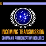 Star Trek Starfleet incoming transmission