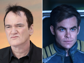 Tarantino and Chris Pine