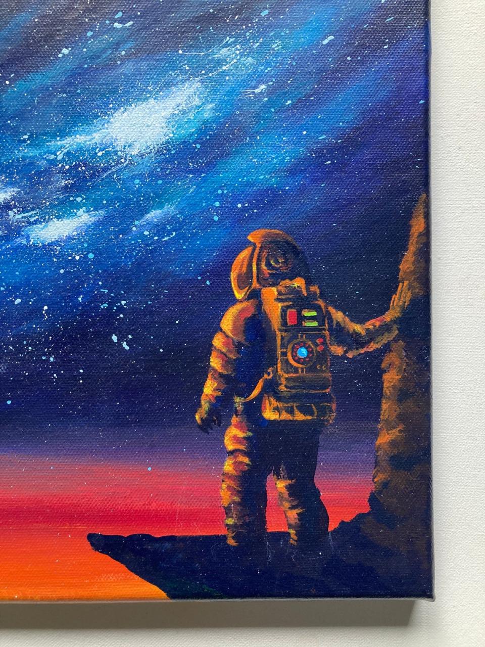 space painting for sale on Etsy