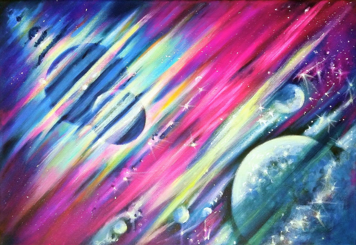 Galaxy Painting Original oil on Canvas